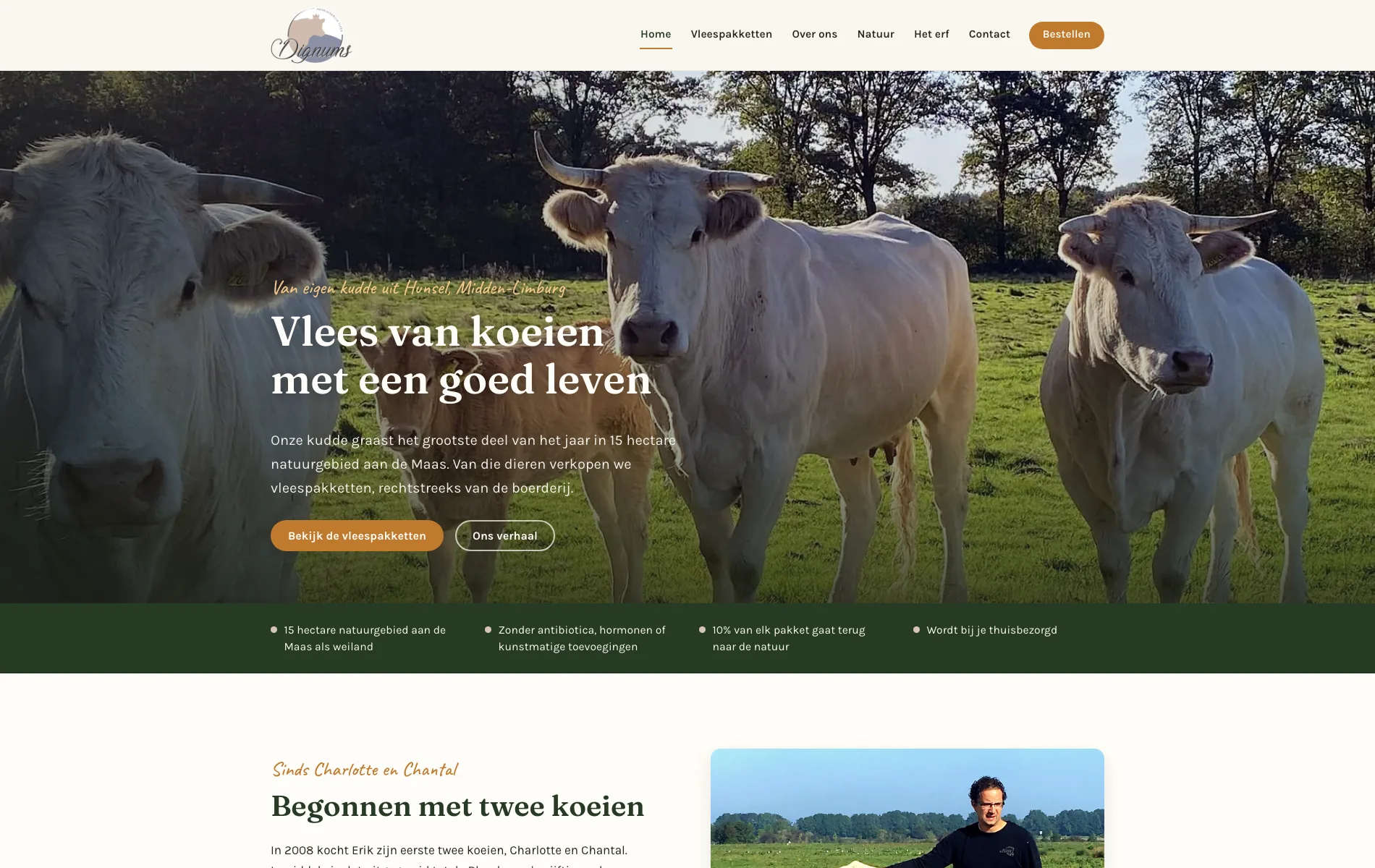 Beeld bij de case: Bestellen per rund, van website tot slager