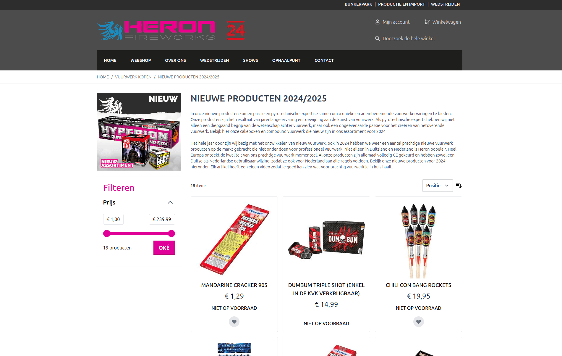 Afbeelding Heron Fireworks